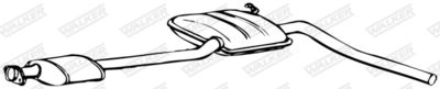 Centre Muffler WALKER 09579