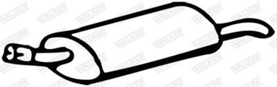 Rear Muffler WALKER 09599