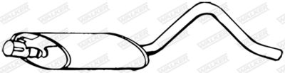 Centre Muffler WALKER 09600