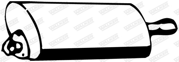 WALKER 09610 Centre Muffler