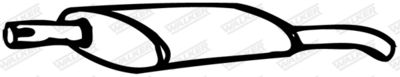 Rear Muffler WALKER 09624