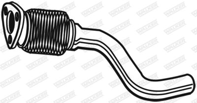 Corrugated Pipe, exhaust system WALKER 09945