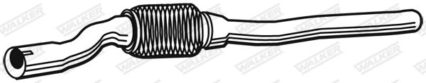 WALKER 09958 Exhaust Pipe