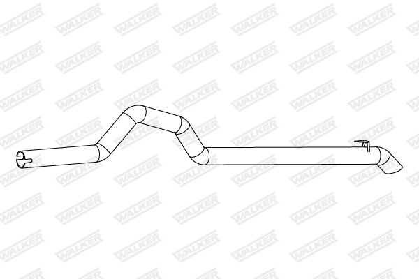 WALKER 10804 Exhaust Pipe