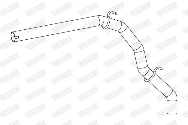 WALKER 10805 Exhaust Pipe