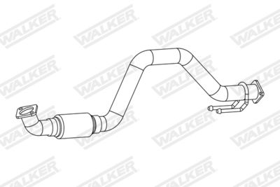Exhaust Pipe WALKER 10848