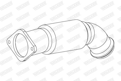Corrugated Pipe, exhaust system WALKER 10858