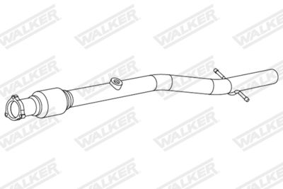 Exhaust Pipe WALKER 10872