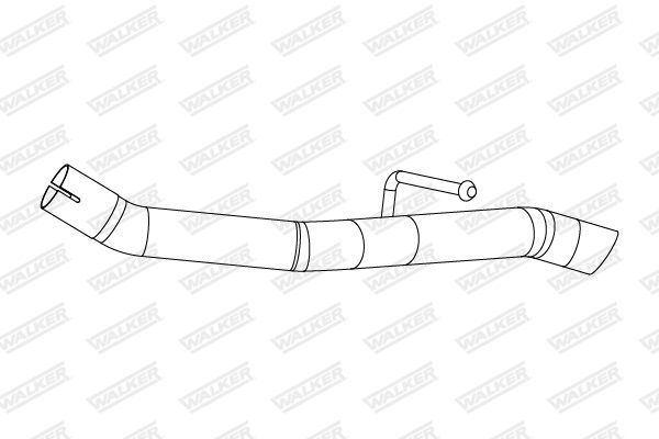 WALKER 10876 Exhaust Pipe