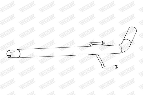 WALKER 10917 Exhaust Pipe