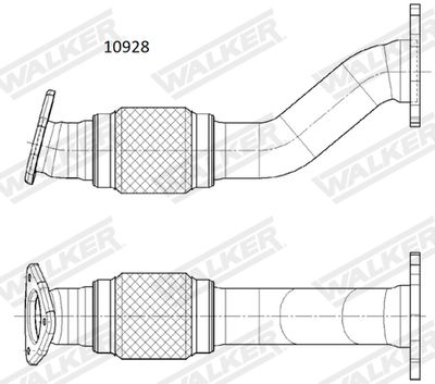 Exhaust Pipe WALKER 10928