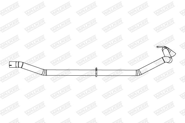 WALKER 10939 Exhaust Pipe