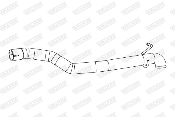WALKER 10950 Exhaust Pipe