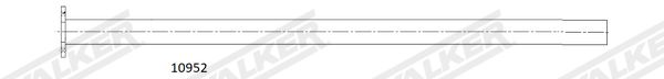 WALKER 10952 Exhaust Pipe