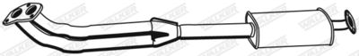 Front Muffler WALKER 12058