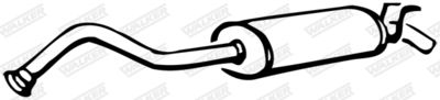 Rear Muffler WALKER 12250
