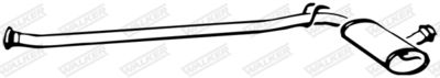 Centre Muffler WALKER 12252