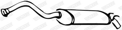 Rear Muffler WALKER 12253
