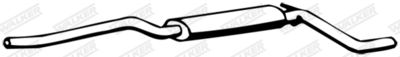 Centre Muffler WALKER 12310
