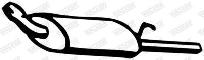 Rear Muffler WALKER 12326