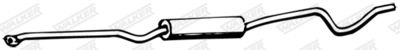 Centre Muffler WALKER 12334