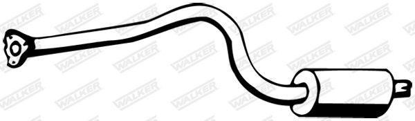 WALKER 12337 Rear Muffler