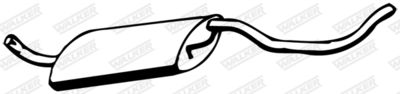 Centre Muffler WALKER 12347