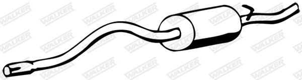 WALKER 12358 Rear Muffler