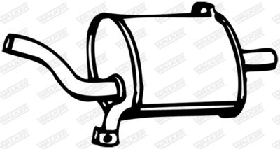 Rear Muffler WALKER 12374