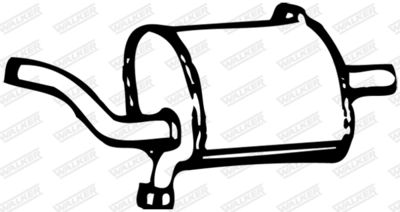 Rear Muffler WALKER 12377