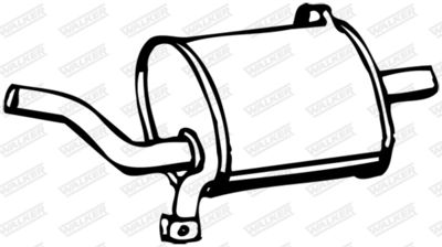 Rear Muffler WALKER 12380