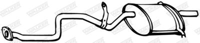 Rear Muffler WALKER 12384