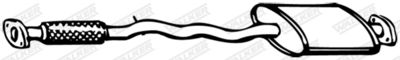 Centre Muffler WALKER 12388