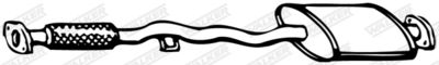 Centre Muffler WALKER 12389