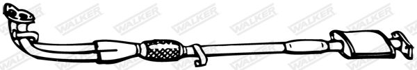WALKER 12392 Front Muffler