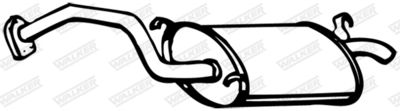 Rear Muffler WALKER 12403