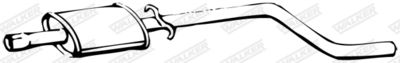 Centre Muffler WALKER 12422