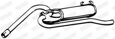 Rear Muffler WALKER 12431
