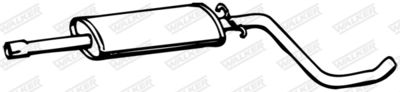 Centre Muffler WALKER 12433