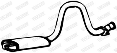 Centre Muffler WALKER 12495
