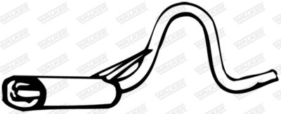 Centre Muffler WALKER 12497