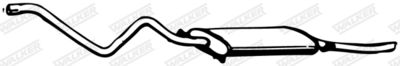 Rear Muffler WALKER 12654