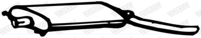 Rear Muffler WALKER 12656
