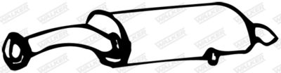 Rear Muffler WALKER 12688