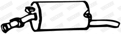 Rear Muffler WALKER 12694