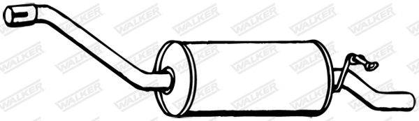 WALKER 12699 Rear Muffler
