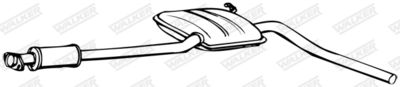 Centre Muffler WALKER 12703