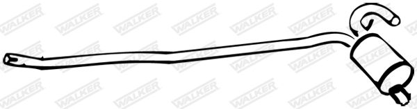 WALKER 12784 Centre Muffler