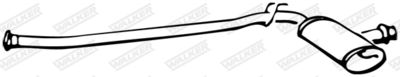 Centre Muffler WALKER 12787