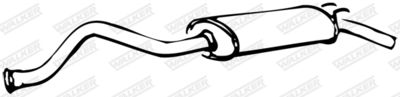 Rear Muffler WALKER 12788